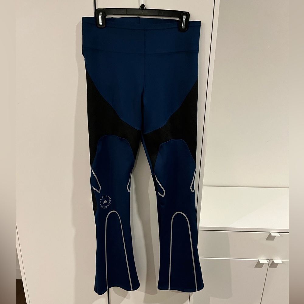 Adidas by Stella McCartney Blue and Black Knitmix Leggings